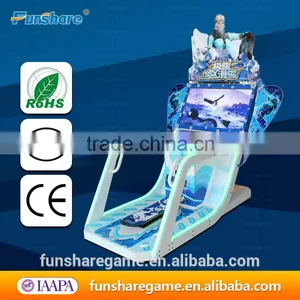 Indoor Coin-Operated Games Dynamic Simulator Skiing Machine Arcade Game Machine For Shopping Mall thumbnail-1
