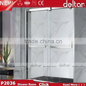 Shower Enclosure Cubicle Portable Cabins With Two Sliding Glass Doors for Sale thumbnail-1