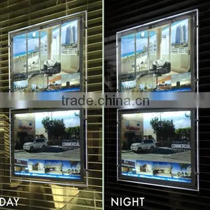 Cable Display System A3 A4 Acrylic Pocket Great For Real Estate Windows thumbnail-2
