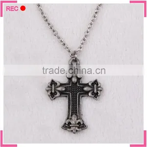 Meaningful Pendant Necklace Antique Copper, Religious Cross Necklace thumbnail-4