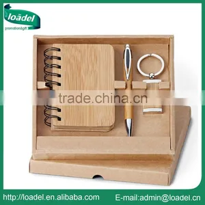 Customized Logo Bamboo Pen Custom Notebook thumbnail-1