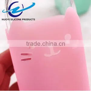 Kitty Hollow Out Silicone Cup Sleeve thumbnail-1