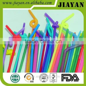 6*260mm Plastic Drinking Straw Flexible Artistic Straws Colored Drinking Straw 2016 Hot Sales thumbnail-1