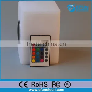 Fashionable Design Waterproof Wireless Illuminated Color Changing Led Lamp Bluetooth Speaker thumbnail-1
