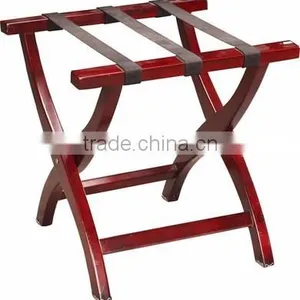 Bulk Stocked Hotel Room Rustic Wood Luggage Racks (XJJD29) thumbnail-2