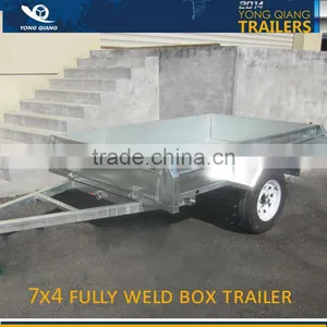 7x5 Full Welded Tipping Box Trailer thumbnail-2
