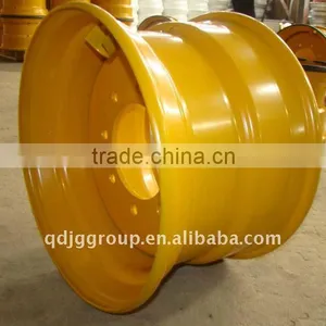 16.5x9.75 Skidsteer Wheel Rim thumbnail-1