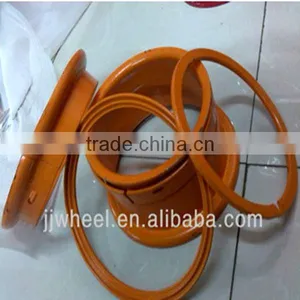 4 Pcs Tubeless Forklift Steel Wheels thumbnail-1