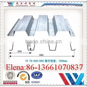 GI Steel Structural Composite Corrugated Metal Floor Decking/steel Floor Decking From China Supplier thumbnail-2