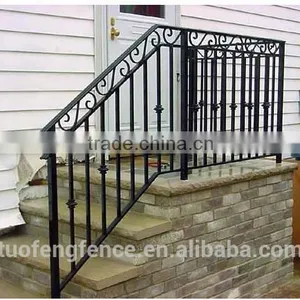 Ornamentawrought Iron Staircase With Good Quality thumbnail-3