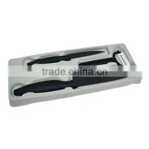 3 Piece Zircon Ceramic Paring Knife, Fruit Knife (4'+6'+slice Kitchen Knife) thumbnail-2