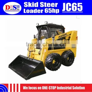 China Skid Loader 65hp Hydraulic Joystick Skid Steer Loader JC65 Bobcat Skid Steer Loader thumbnail-1