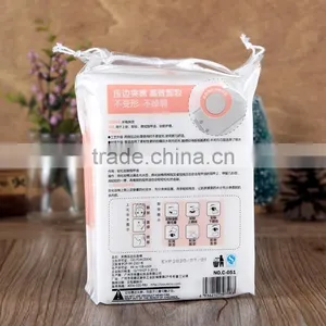 Small Plastic Make up Cotton Draw String Bag With Cotton String thumbnail-2