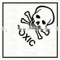 Danger Toxic Safety Sticker thumbnail-1