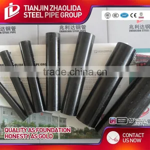Carbon Black Steel Pipe Carbon Steel Pipe Price per Ton Mill thumbnail-5