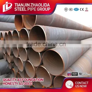 Large Diameter SSAW Sprial Steel Pipe With Painted 3PE Oil and Galvanzied thumbnail-1