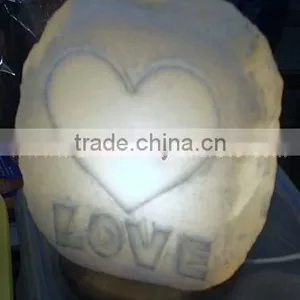 WHITE SALT CRAFTED SALT LAMPS thumbnail-1