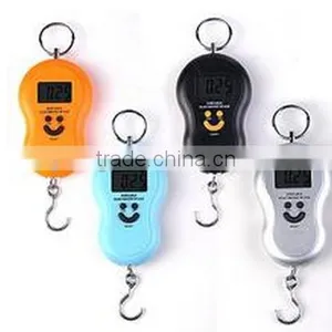 50kg Blue LED Portable Digital Luggage Scale With Belt and Hook thumbnail-2