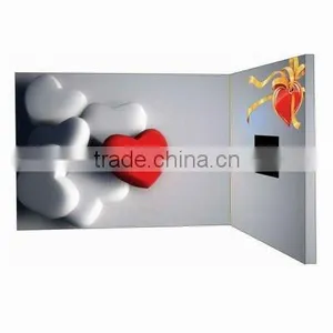2012 Newest 1.5 Inch Card Video Greeting Card Digital Photo Frame thumbnail-1