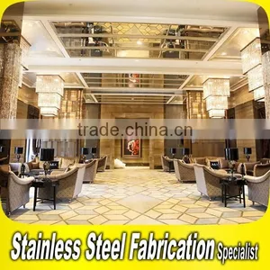 Custom-Made Stainless Steel Hotel Lobby Interior Decoration Equipment thumbnail-2