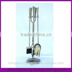 Home Antique Handle Steel Fireplace Tools thumbnail-1