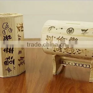 Custom Creative Wooden Tin Money Box thumbnail-2