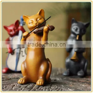 Factory Price Resin Cat Figure Living Room Decoration Manufacturer thumbnail-5