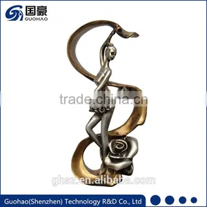 Saxy Lady With Flower Statue Nude Dancing Girls thumbnail-1