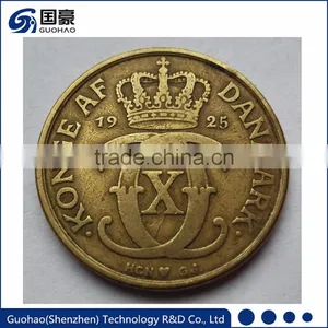 Custom Made Antique Danmark Golden Old Coins thumbnail-1