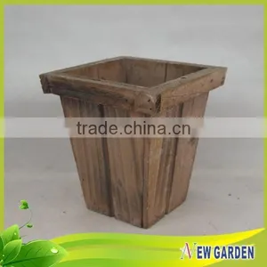 Factory Direct Offered Special Design High Grade Wooden Rectangular Flower Pot thumbnail-6