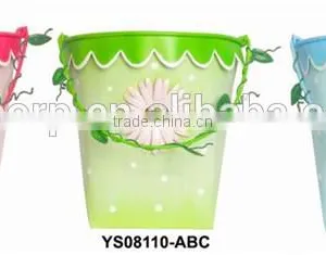 YS08110-ABC Yongsheng Low Factory Price Wrought Iron Flower Vase With Metal Material Superior Quality thumbnail-1