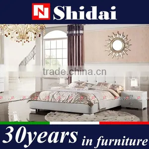 New! 6 Piece Queen Size White Modern Platform Bed Room Furniture Bedroom Set thumbnail-3