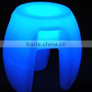 Led Lighted Rechargeable Plastic Chair thumbnail-1