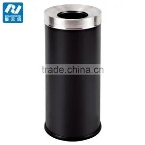 Stainless Steel Ash Tray Waste Bin Ground Ashtray Stand thumbnail-6