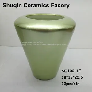 Vase for Home Decor Talbe Vase Ceramic Vase Painting Dolomite Vase thumbnail-2