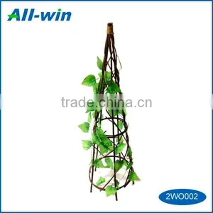 Natural Garden Tool Building DIY Planting Fun Portable Willow Expandable Obelisk thumbnail-1
