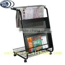 Metal Floor Standing Newspaper Racks thumbnail-1