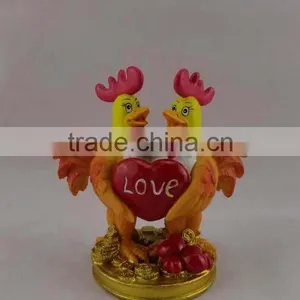 2017 Resin New Year Rooster Ornament thumbnail-1