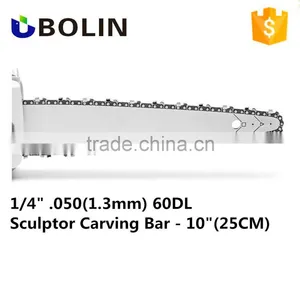 10" 25FH Professional Arborist Carving Chain 1/4 Sculptor Chainsaw Bars Carving thumbnail-1