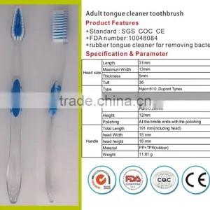 Good Quality Toothbrush for Adult Teeth White Factory Wholesale thumbnail-1