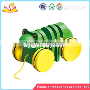 Wholesale Fashion Wooden Children Pull Zebra Car Toy Best Design Wooden Pull Zebra Car Toy W05B039 thumbnail-6