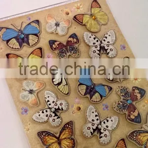 Lovely & Vivid Butterfly Sticker in Various Colors, Popular Scrapbooking Decorative Sticker thumbnail-2