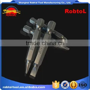 6.5*50mm S2 Steel Magnetic Head Screwdriver Bits Hex Shank PH1 PH2 Electric Air Pneumatic thumbnail-1