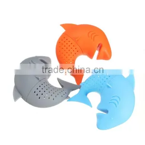 The Silicone Shark Shape Tea Infuser Maker Set Cup Decor Tea Bag Strainer Filter thumbnail-4