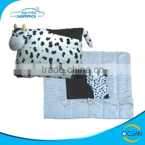 Travel Car Home Use Plush Animal Pillow Blanket Good for Baby and Kids thumbnail-1