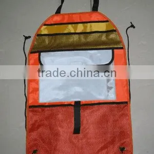 Orange 420D Oxford Material Back Seat Car Organizer With Multi-function thumbnail-1