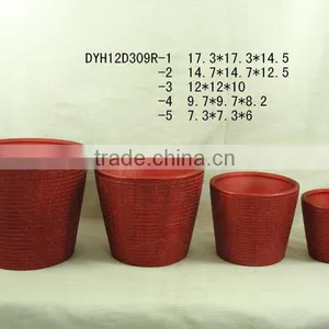 Ceramic Flower Planter Pot Christmas Series thumbnail-5
