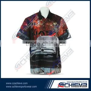 New Style Sublimated Chicago Blackhawks Jersey ,racing Polo Shirt thumbnail-2