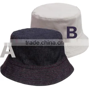 Wholesale Promotional Custom High Quality Blank Design You Own Mesh Plain Bucket Hat With String thumbnail-3