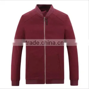 Top Quality Men's Wholesale Blank Baseball Jacket thumbnail-4